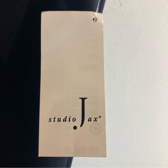 STUDIO JAX Sz 16 Front Zipper Pockets Slit Straight Line Unlined Maxi Skirt NEW - Picture 5 of 11